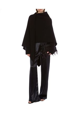 Cardigan in misto lana e cashmere nero ALBERTA FERRETTI | A058066010555